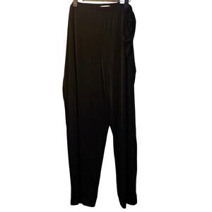 Notations black liquid knit slim leg stretch pants size 3x NWT